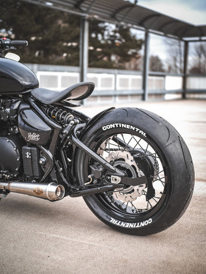 Classicbike Raisch Bobber Race Rear Fender - Matte Black