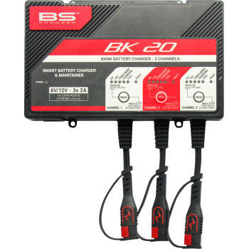 BS Battery 3 Bank Charger / Tender 3 AMP - BK 20