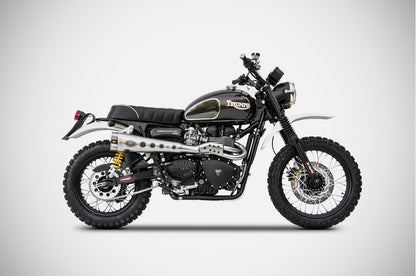 Zard Special High Exhaust - 2006-2016 Triumph Scrambler
