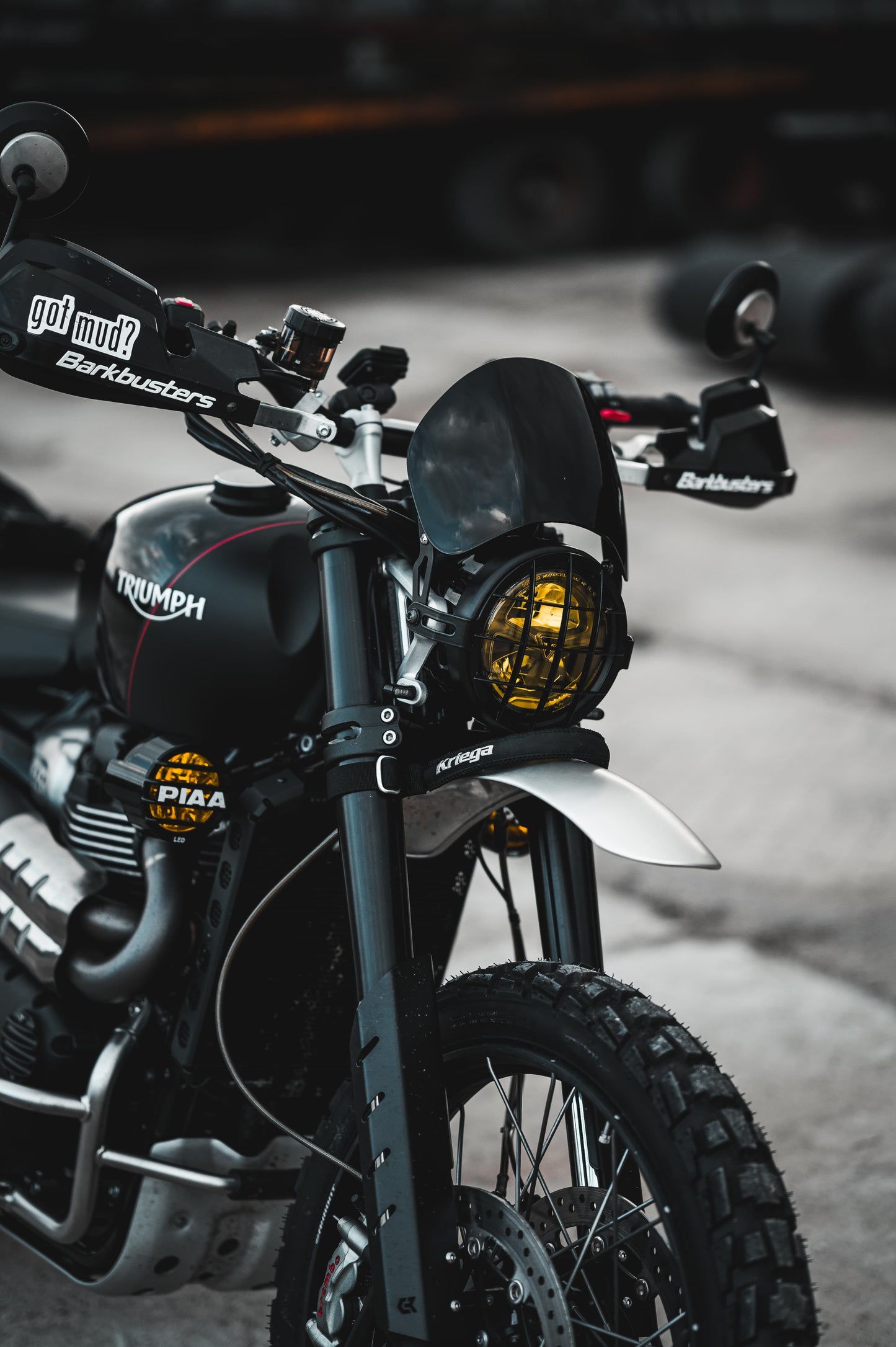 Motone Microblade Aluminum Flyscreen - Brushed Matte Black