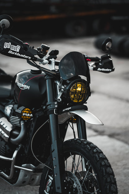 Motone Microblade Aluminum Flyscreen - Brushed Matte Black