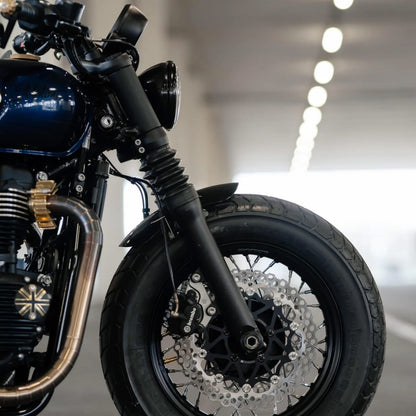 Motone SCOOP - Triumph Bobber Shorty Front Mudguard - Gloss Black
