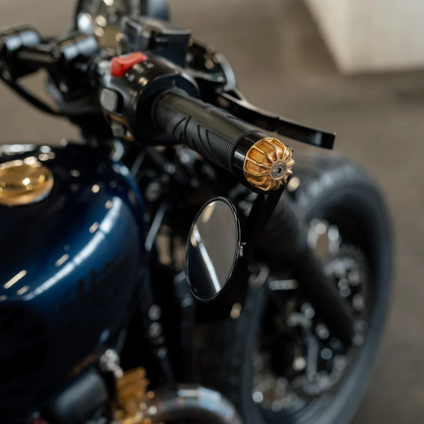 Motone Gemini Brass Bar End Finishers
