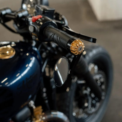 Motone Gemini Brass Bar End Finishers