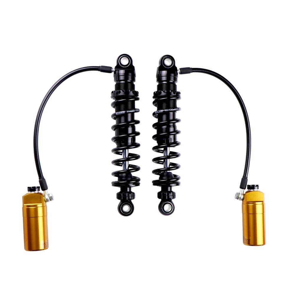 Ohlins 12” Blackline Reservoir Shock HD778 - Harley Davidson Road Glide, Street Glide, CVO