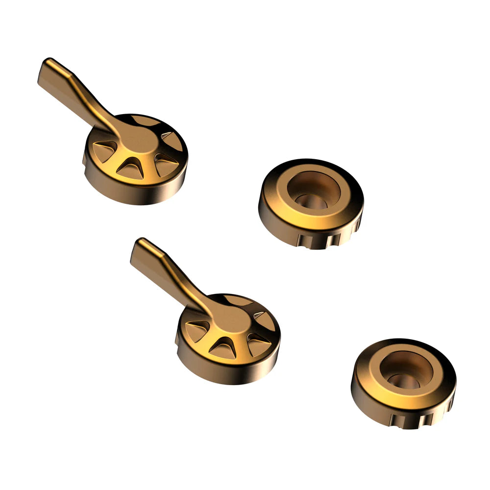Evotech Performance Brake and Clutch Lever Adjusters Only - Gold