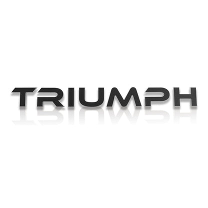 ClassicBike Raisch Triumph Aluminum Tank Emblem - Black