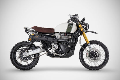 Zard Twin High Full Exhaust Kit - 2029-2023 Triumph Scrambler 1200