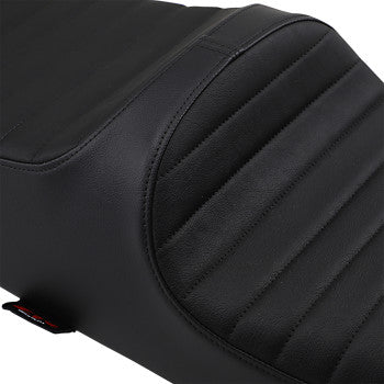Z1R Predator III Seat - Classic Stitch - Black - 2016+ Triumph Bonneville T100, T120, Street Twin, Street Scrambler