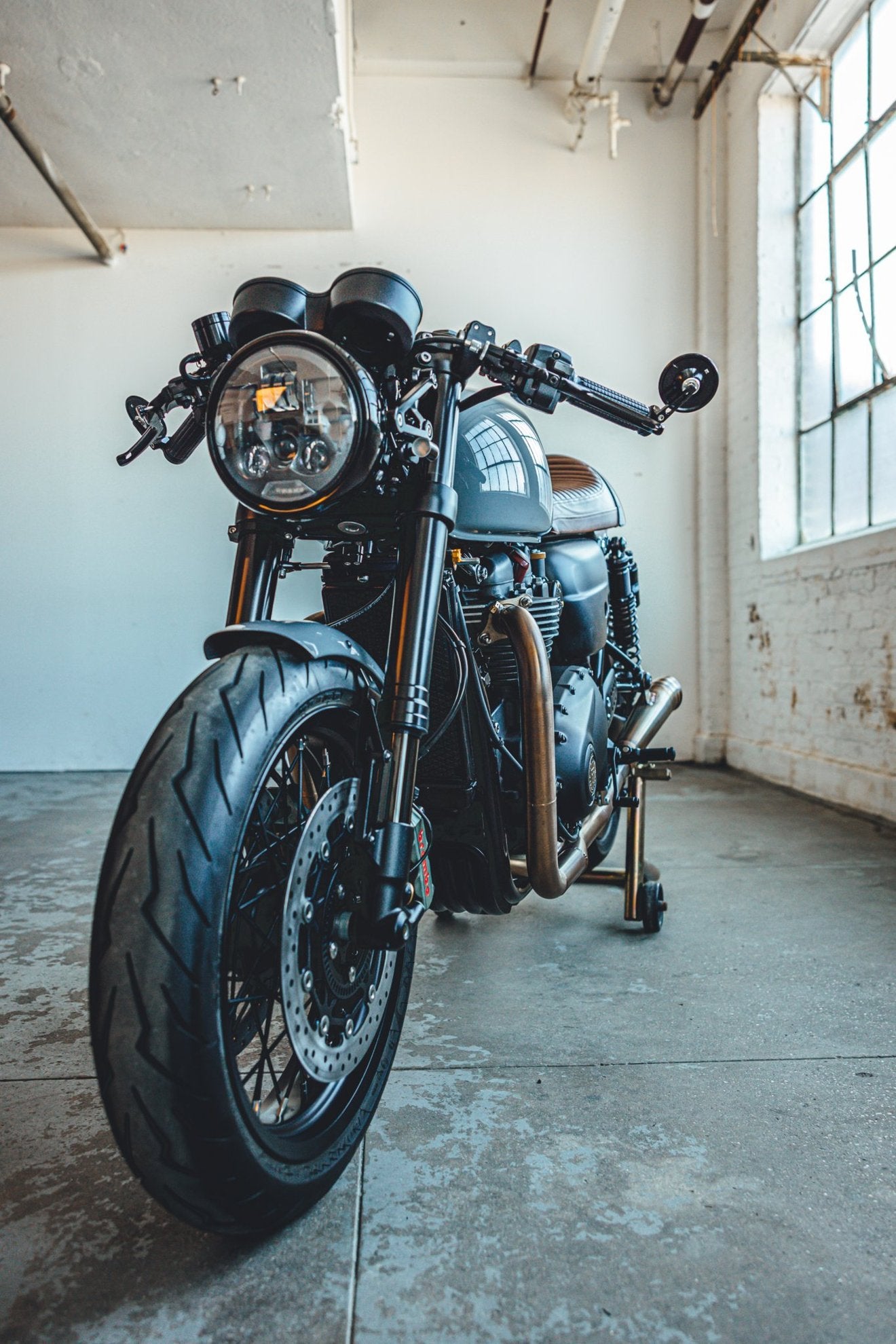 Triumph Modern Classic JW Speaker 7" - 8780 EVO S LED Headlight Kit - 2016+ Thruxton - Scrambler - Bonneville T100 - T120 - Speed Twin - Street Twin