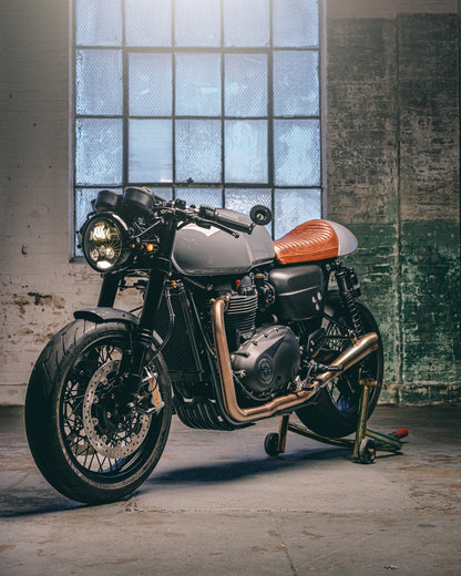 Triumph Modern Classic JW Speaker 7" - 8780 EVO S LED Headlight Kit - 2016+ Thruxton - Scrambler - Bonneville T100 - T120 - Speed Twin - Street Twin