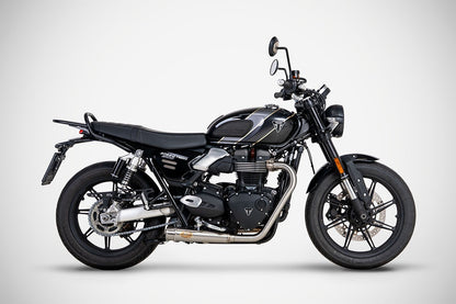 Zard 2:2 Low Full Exhaust System - Triumph Speed Twin 900 / Street Twin 900
