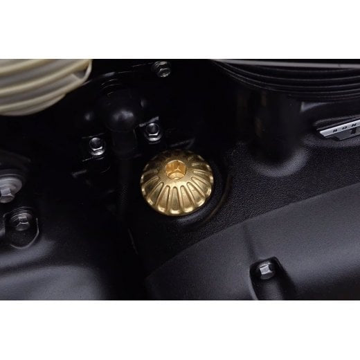 Motone Roswell Oil Fill Cap - Brass