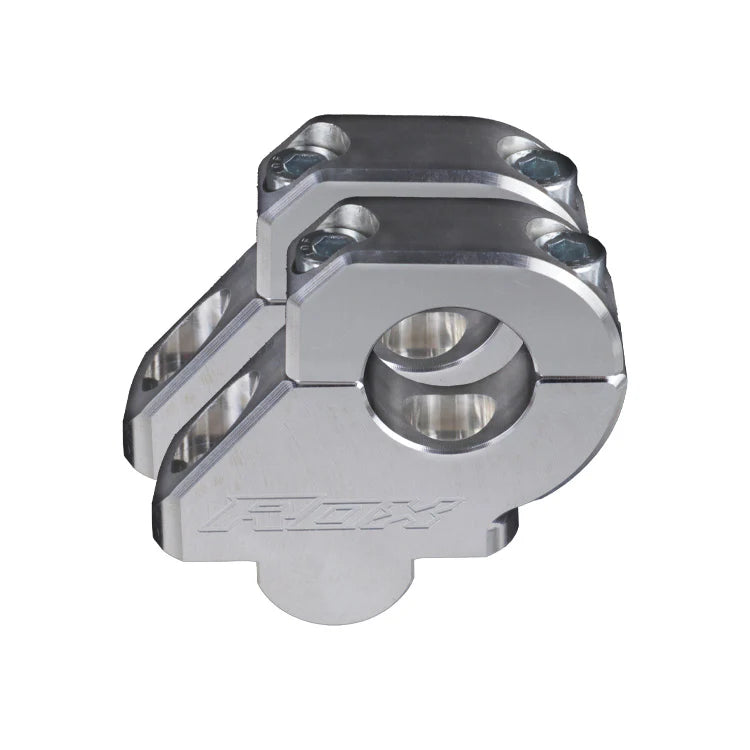 ROX 1.5” up and 1” back risers - Silver/Raw - Triumph Scrambler 1200, Trident 660, Tiger Sport 660