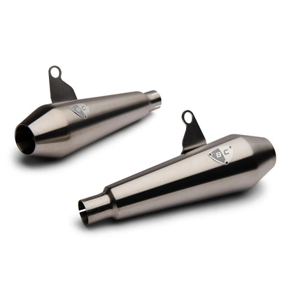 British Customs Predator Pro 2.0 Shorty Exhaust - 2025+ Triumph Speed Twin 1200 / RS