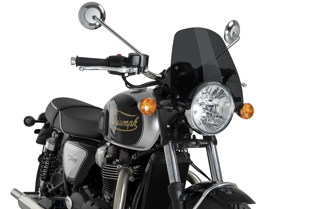 Puig New Generation Sport Screen - 2016-2025 Triumph Bonneville T100 / T120