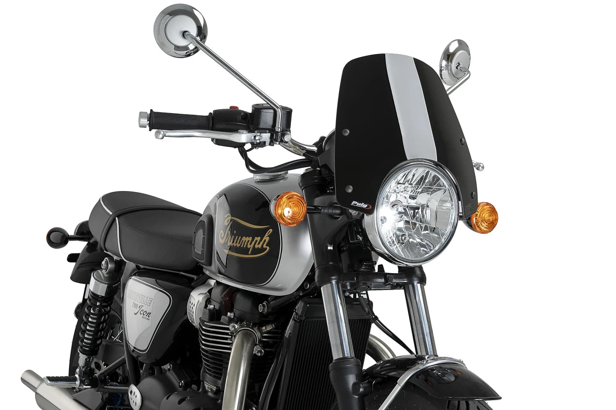 Puig New Generation Sport Screen - 2016-2025 Triumph Bonneville T100 / T120