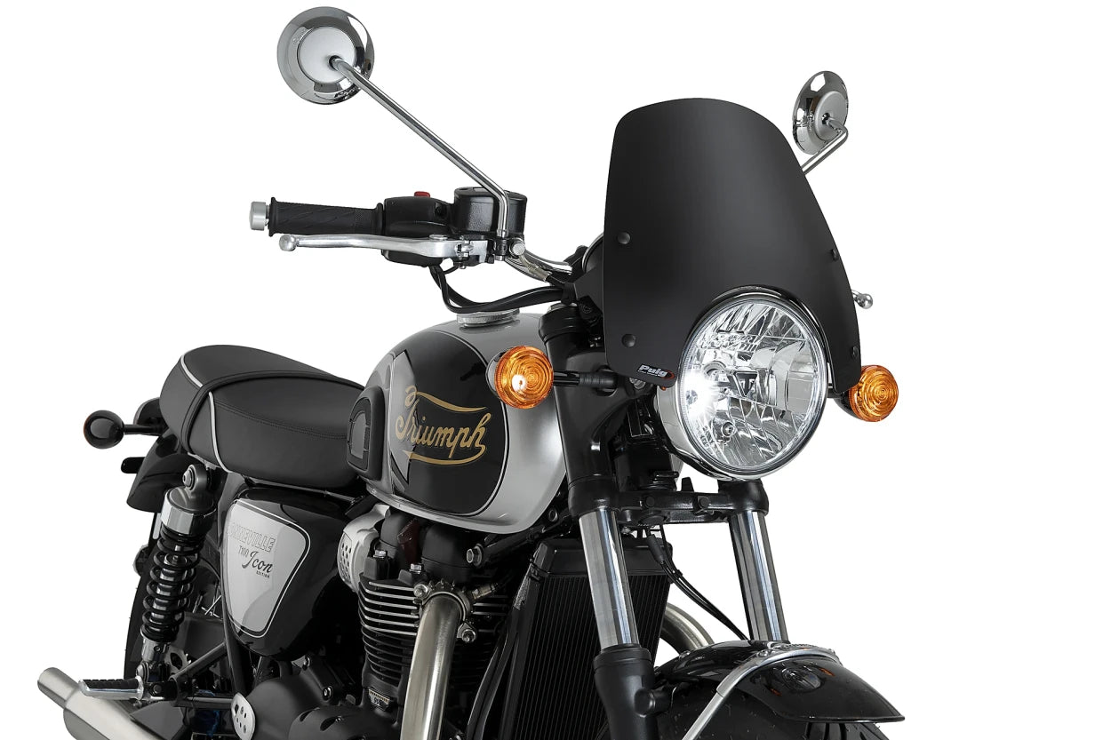 Puig New Generation Sport Screen - 2016-2025 Triumph Bonneville T100 / T120