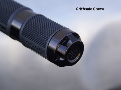 Wunderkind Billet Grips - Crown End - Indian Scout Bobber