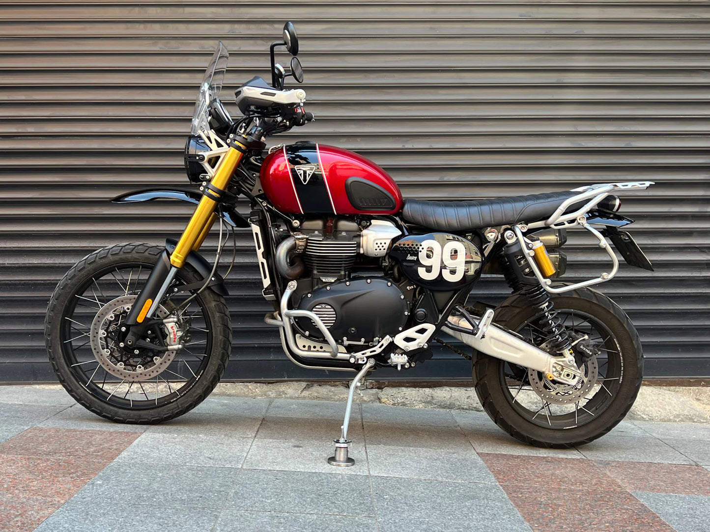 Bunker Customs High Front Fender - Triumph Scrambler 1200 X / XE / XC