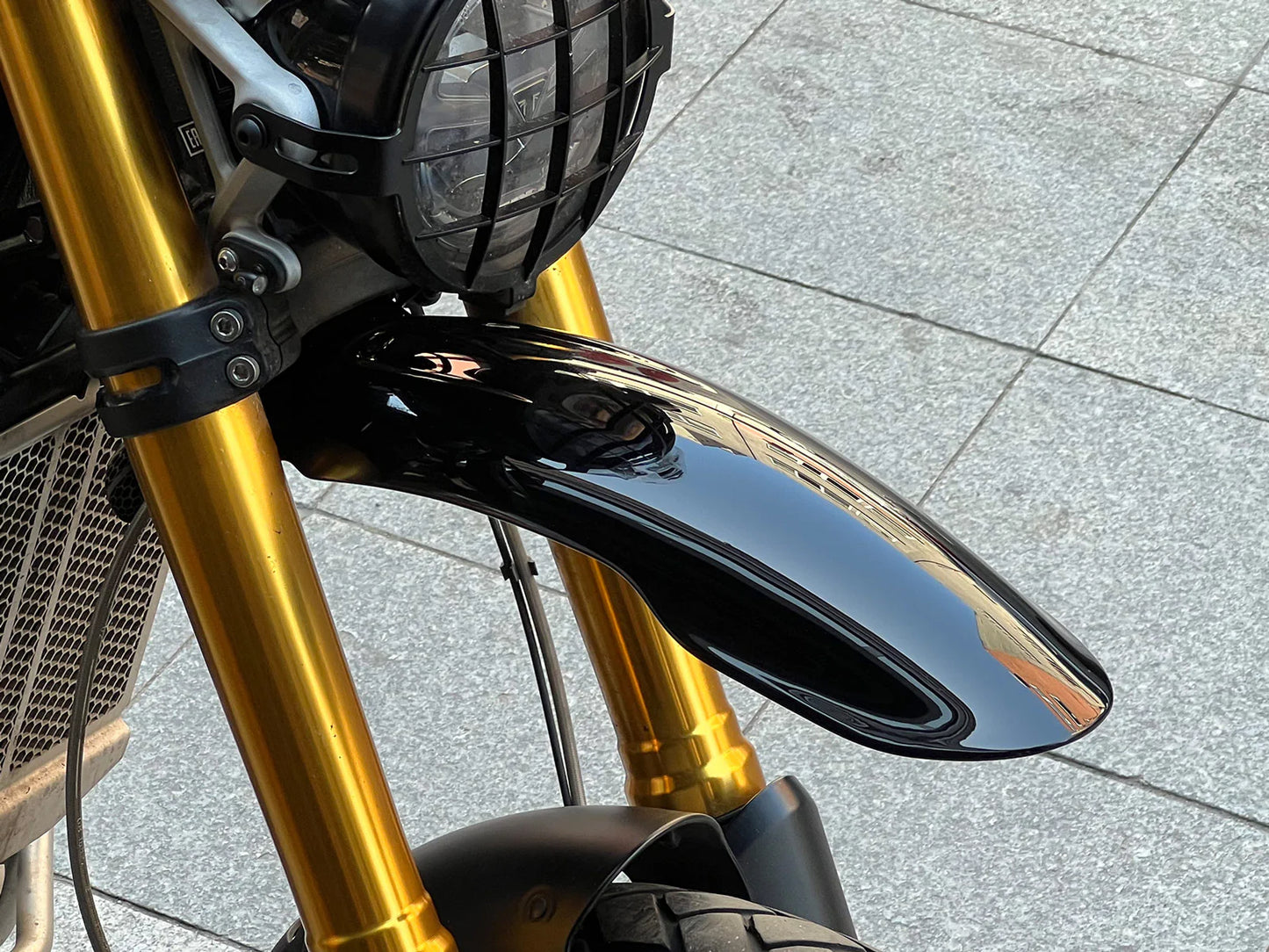 Bunker Customs High Front Fender - Triumph Scrambler 1200 X / XE / XC