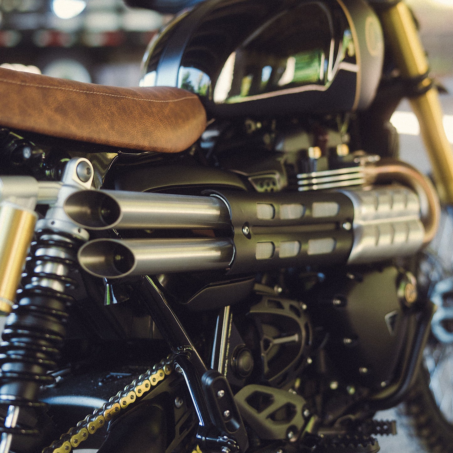 Total Triumph Slash Cut / Guy Martin Slip On Silencers - Triumph Scrambler 1200 XE / X - 2024+