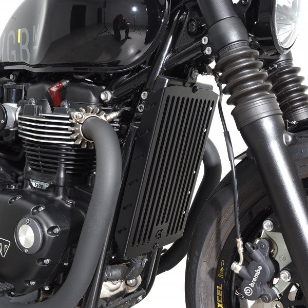 ClassicBike Raisch Radiator Cover - Ripped - Triumph Bobber ...