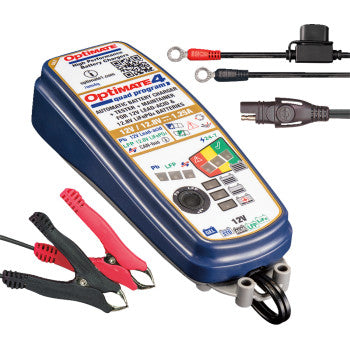 OptiMate 4 Quad Program Battery Charger/Maintainer
