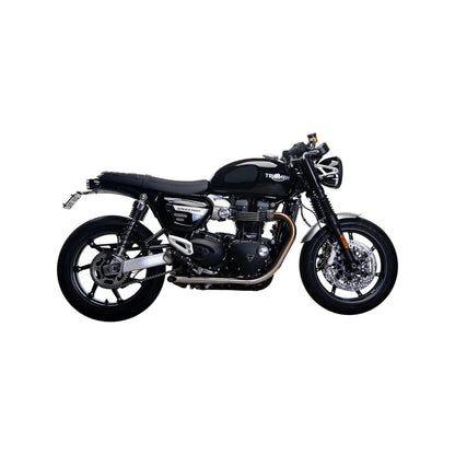 British Customs Turnout / Slash Cut Performance Tips - 2016-2020 Triumph Thruxton R, 2019-2020 Speed Twin 1200