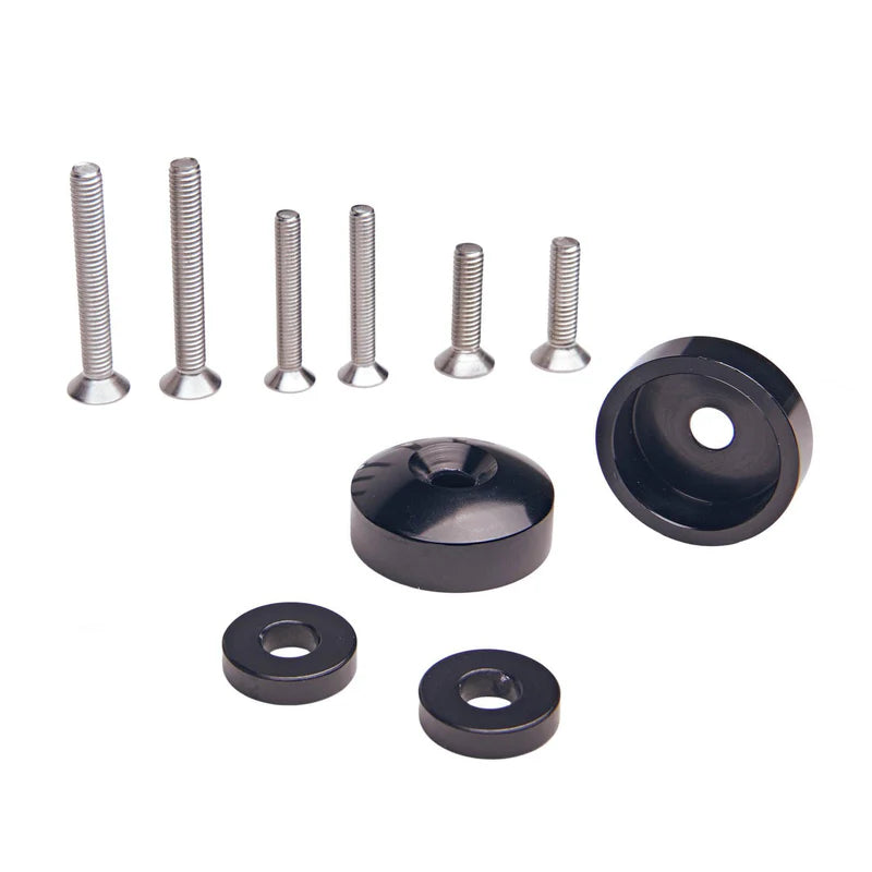 British Customs Low Profile Bar End Finishing Caps - Triumph Thruxton R, Street Twin, Street Cup, Street Scrambler, Bobber