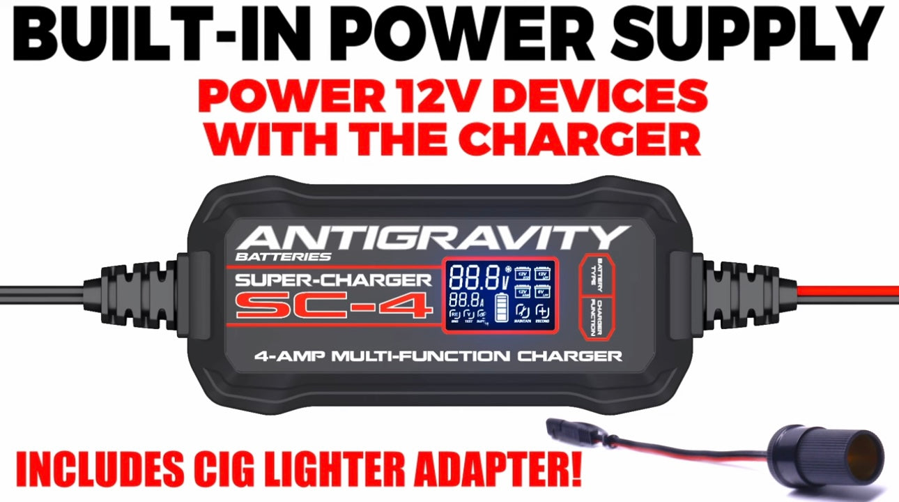 Antigravity 4 Amp Super Charger Battery Charger / Tender