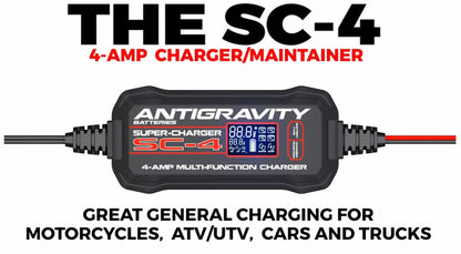 Antigravity 4 Amp Super Charger Battery Charger / Tender