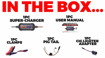 Antigravity 4 Amp Super Charger Battery Charger / Tender