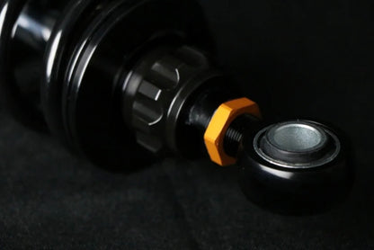 Ohlins 13” Blackline Reservoir Shocks with Black Reservoirs HD 051 - Harley Davidson Road Glide, Street Glide, CVO