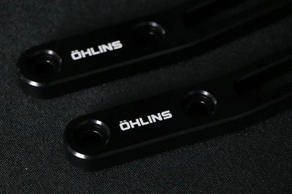 Ohlins 13” Blackline Reservoir Shocks with Black Reservoirs HD 051 - Harley Davidson Road Glide, Street Glide, CVO