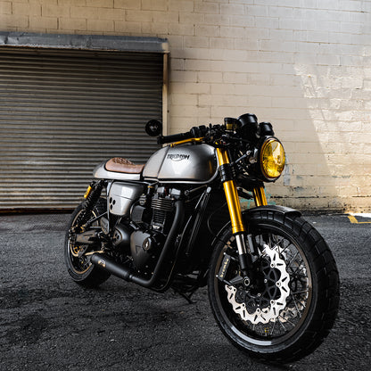 Retro Inspired LED Headlight - Yellow - 2016+ Triumph Classics