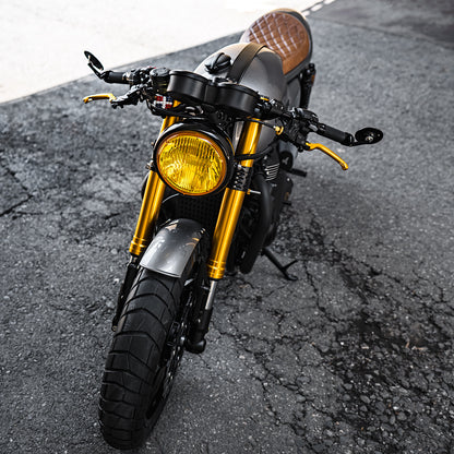 Retro Inspired LED Headlight - Yellow - 2016+ Triumph Classics