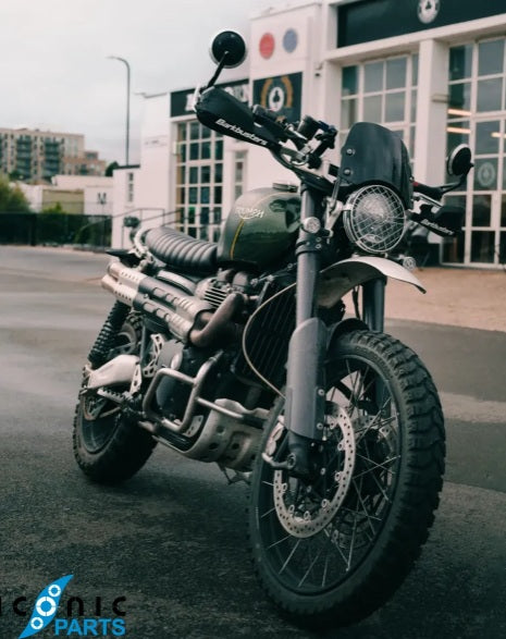 Iconic MX Style Radiator Guard - Triumph Scrambler 1200