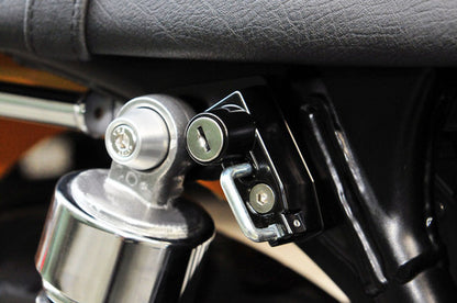 Motone Helmet Lock - Left or Right Side - 2001 - 2015 Triumph Thruxton, Bonneville and Scrambler