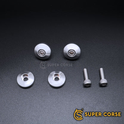 Super Corse Shock Dress Up Bolt Kit - 2016+ Triumph Classics - Black or Silver