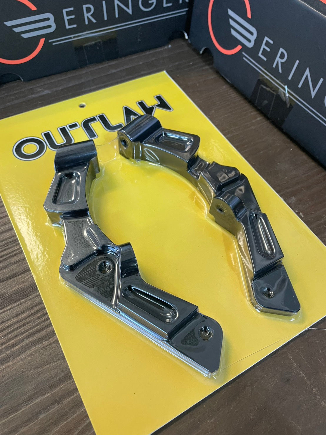 Bella Garage Brembo Radial Caliper Brackets - Triumph Bobber / Bobber Black