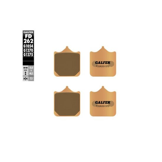 Galfer HH Sintered Compound Front Brake Pads – Triumph Speed Twin 1200 (2019-2021) – FD262G1370
