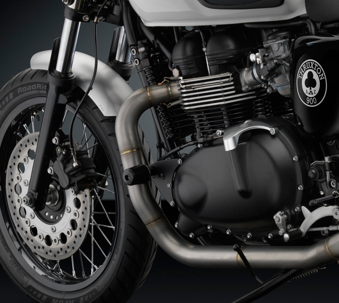 Rizoma Aluminum Fender - 2004-2015 Thruxton - Black Anodized