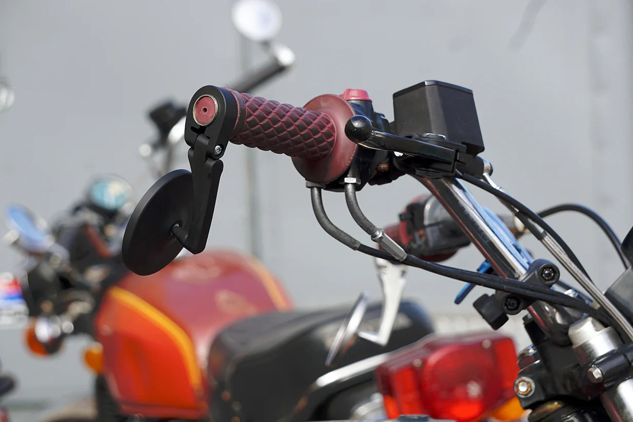 The Motoworks Quad-Axis Mirror - Black