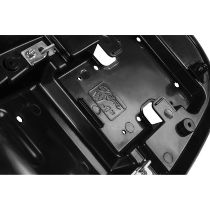 Motone Cafe Racer Seat - Diamond Back - Black / Brown - Air Cooled Triumph Bonneville, Thruxton, Scrambler
