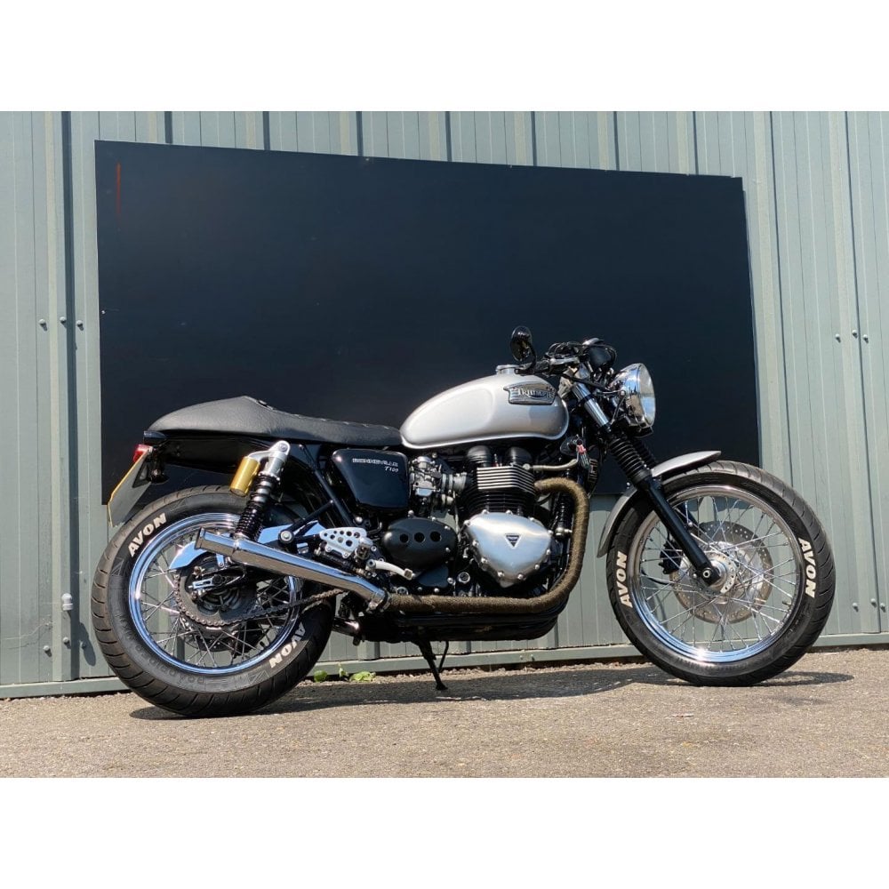 Motone Cafe Racer Seat - Air Cooled Triumph Bonneville, Thruxton, Scrambler