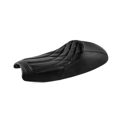 Motone Cafe Racer Seat - Diamond Back - Air Cooled Triumph Bonneville, Thruxton, Scrambler