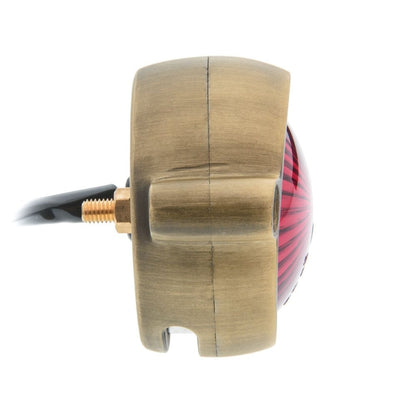Motone Eldorado LED Tail Light - Brushed Brass Finish