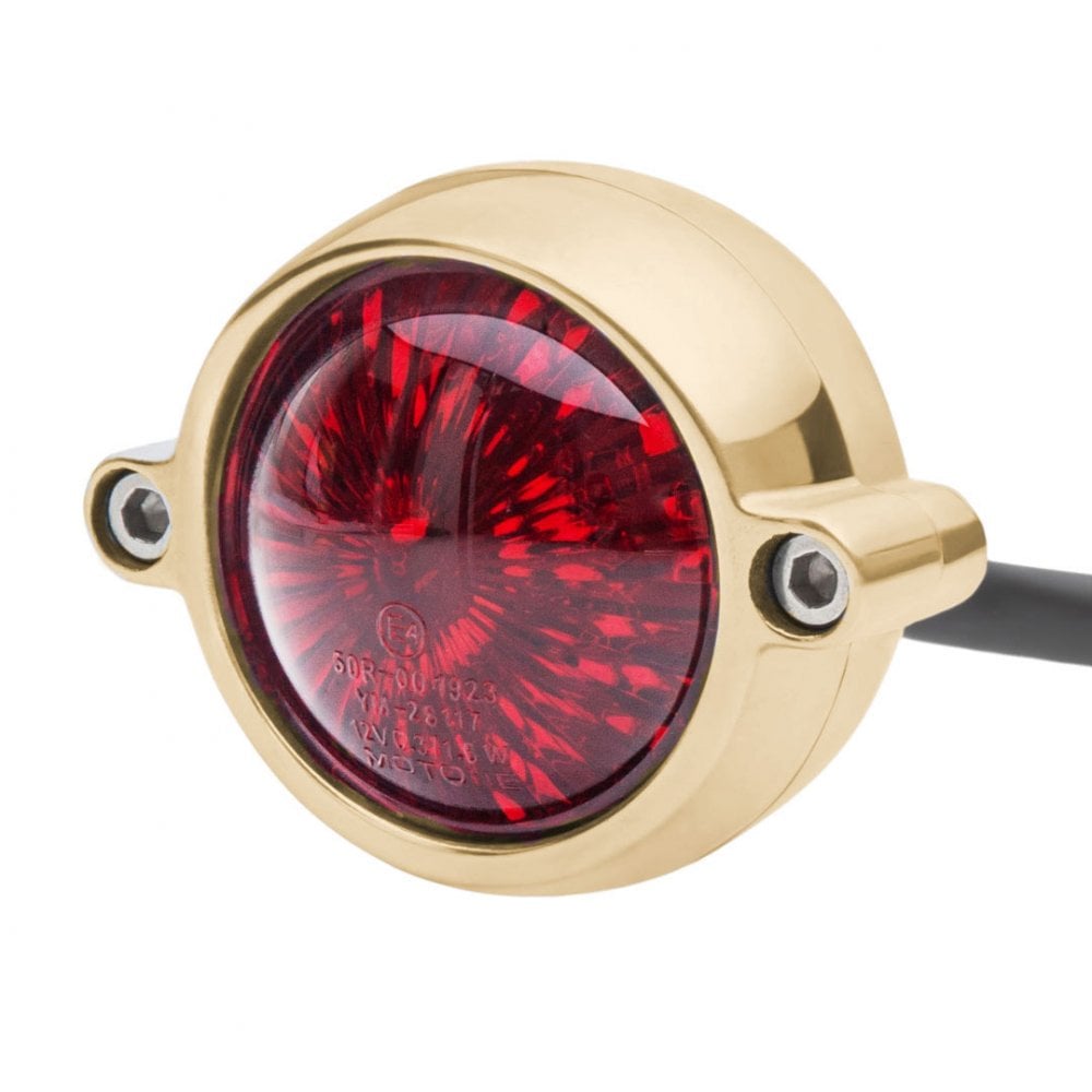 Motone Eldorado Tail Light - LED - Solid Brass