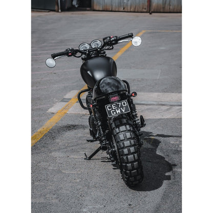 Motone FASTBACK Cafe Racer Seat - Black - 2016+ Triumph Street Twin, T100, T120, Street Cup, Street Scrambler, Speed Twin 900